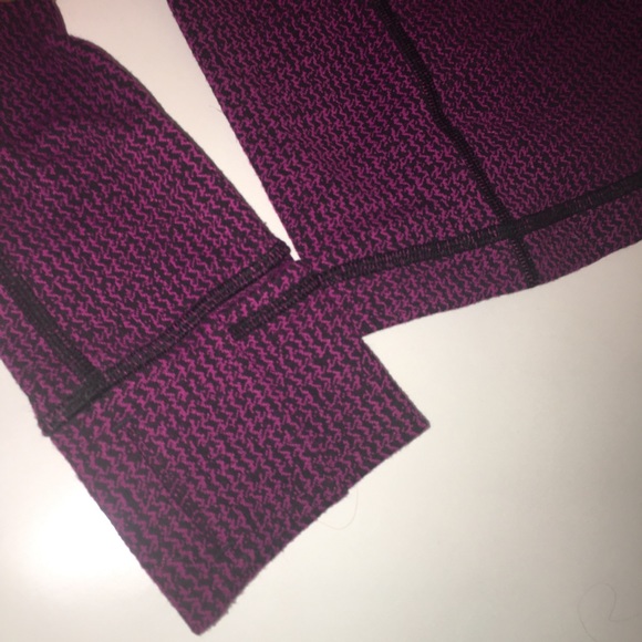 🍋LULULEMON - pink/purple and black zip up sweater - Picture 4 of 7